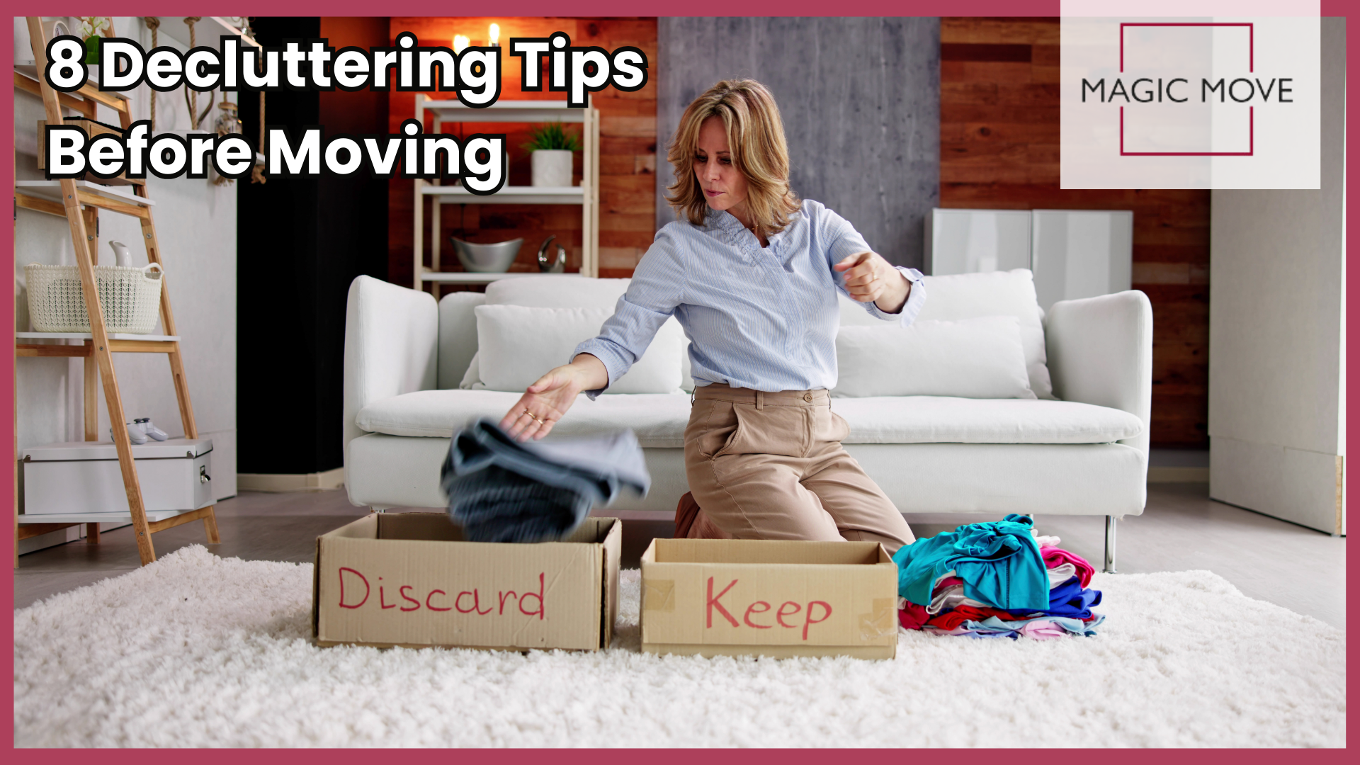 8 decluttering tips before moving