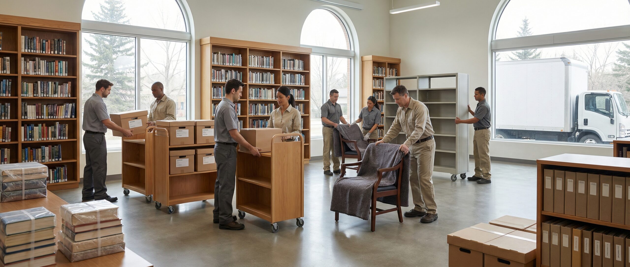 Library Moving in Calgary